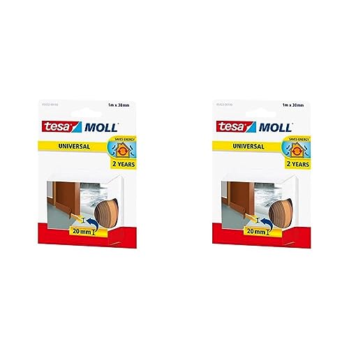 tesa moll UNIVERSAL Door-to-floor Foam (Packung mit 2) von tesa