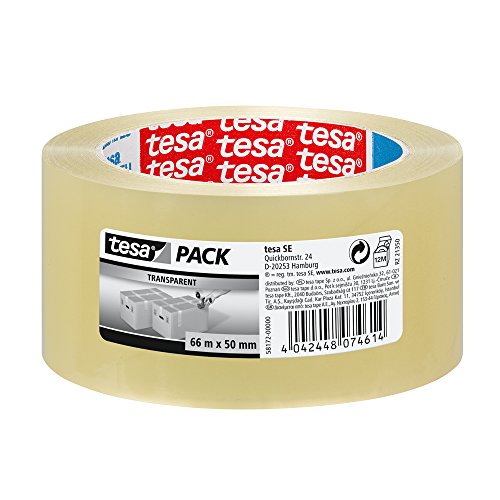 tesa tesapack Standard PP Ruidoso 66M x 50mm Transparente von tesa