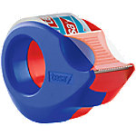 tesa Handabroller tesafilm Mini Blau, Rot 19 mm (B) x 10 m (L) Metall von tesa