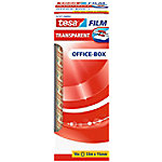 tesa Klebefilm tesafilm Office-Box Transparent 15 mm (B) x 33 m (L) PP (Polypropylen) 10 Rollen von tesa