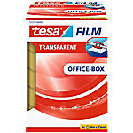 tesa Klebeband tesafilm Office-Box Transparent 25 mm (B) x 66 m (L) PP (Polypropylen) 6 Rollen von tesa