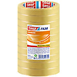 tesa Klebeband tesafilm Standard 57388 Transparent 15 mm (B) x 66 m (L) PP (Polypropylen) 10 Rollen von tesa