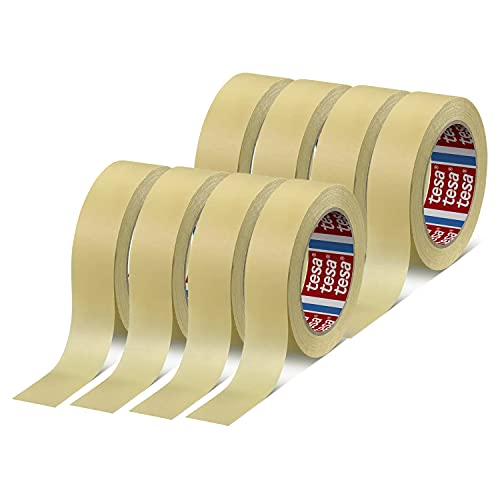 tesakrepp 4323 Basic Abdeckband Malerkrepp zum Abkleben - für leichte Malerarbeiten im Innenbereich - hellbeige - je 50 m x 38 mm | 8er Pack tesakrepp 4323 Basic Abdeckband Malerkrepp zum Abkleben - für leichte Malerarbeiten im Innenbereich - hellbeige - je 50 m x 38 mm | 8er Pack von tesa