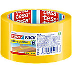 tesa Signalband tesapack Secure & Strong Gelb 50 mm (B) x 50 m (L) PP (Polyproplylen) von tesa