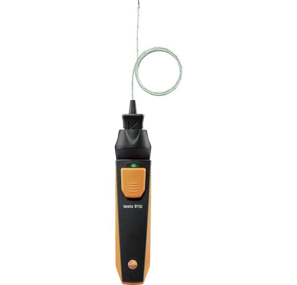testo Infrarot-Thermometer 915i - Thermometer mit flexiblem Temperaturfühler, mit Bluetooth®-Anbindung an Smartphones, mit flexiblem Fühler von testo