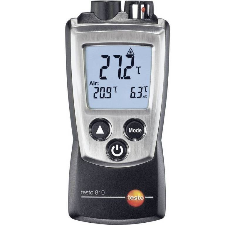 testo Infrarot-Thermometer Temperatur-Messgerät 0560 0810, Kontaktmessung von testo