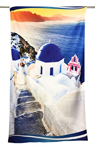 Tex Family Strandtuch aus Frottee Griechenland Santorini groß 90 x 170 cm Tex Family Strandtuch aus Frottee Griechenland Santorini groß 90 x 170 cm von tex family