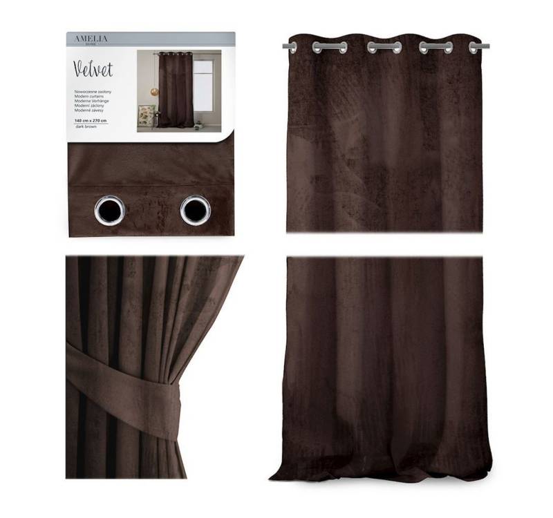 texpot Vorhang Vorhang Ösenschal blickdicht Verdunklungsvorhang (1 St), Ösen, abdunkelnd von texpot