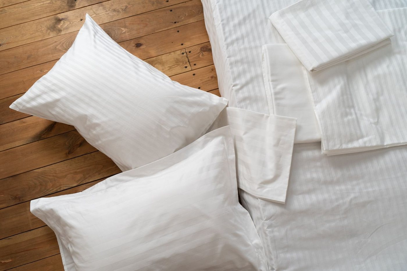 texpot Bettwäsche 20mm Bettwäsche weiß mit Hotelverschluß 100% Baumwolle, Baumwolle, 1 teilig von texpot