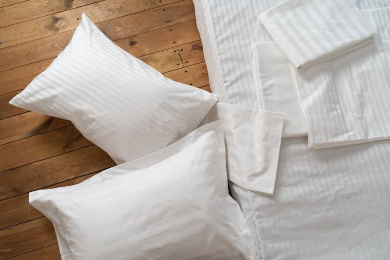 texpot Bettwäsche 20mm Bettwäsche weiß mit Hotelverschluß 100% Baumwolle, Baumwolle, 1 teilig von texpot