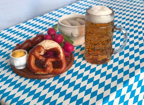 texpot Gartendecke 140 x 240 cm Oktoberfest Bayernrauteabwaschbar Wachstuch Tischdecke von texpot