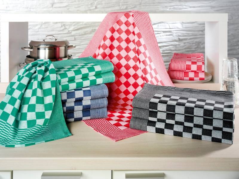 texpot Geschirrtuch Abwaschtücher Trockentücher 65 x 65 cm, (6-tlg) von texpot