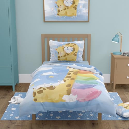 texpot Kinderbettwäsche Set 100 x 135 + 40 x 60 cm Giraffe Druckmotiv 100% Baumwolle Reißverschluss pflegeleicht texpot Kinderbettwäsche Set 100 x 135 + 40 x 60 cm Giraffe Druckmotiv 100% Baumwolle Reißverschluss pflegeleicht von texpot