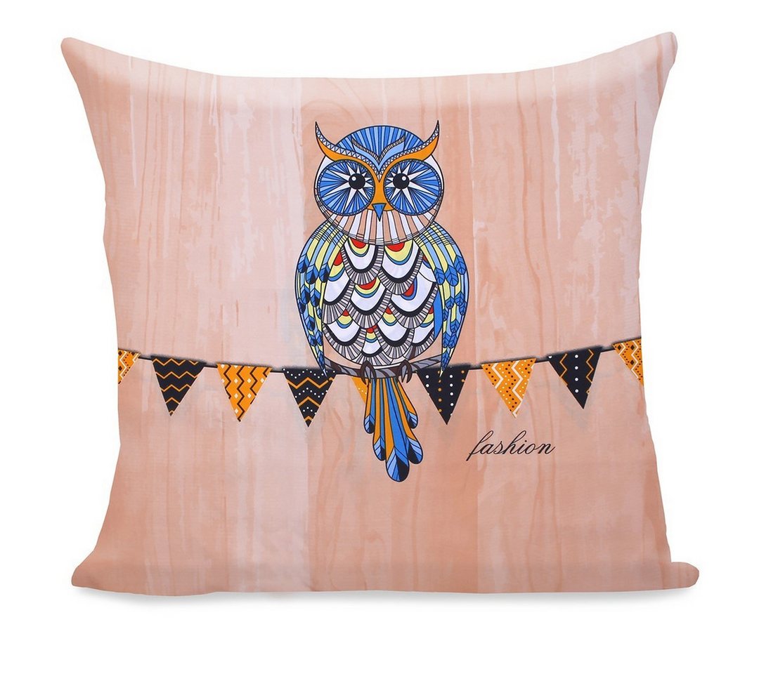 texpot Kissenhülle Kissenbezüge Dekokissen Eulen, (1 Stück) von texpot