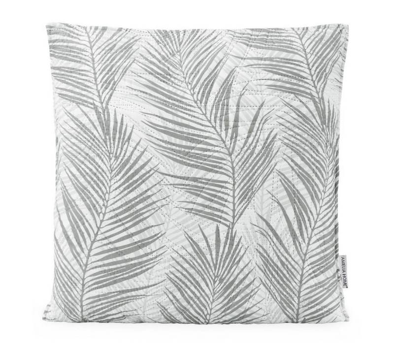 texpot Kissenhülle Kissenbezüge zweiseitig Ultrasonic Steppung Blätter, (1 Stück) von texpot