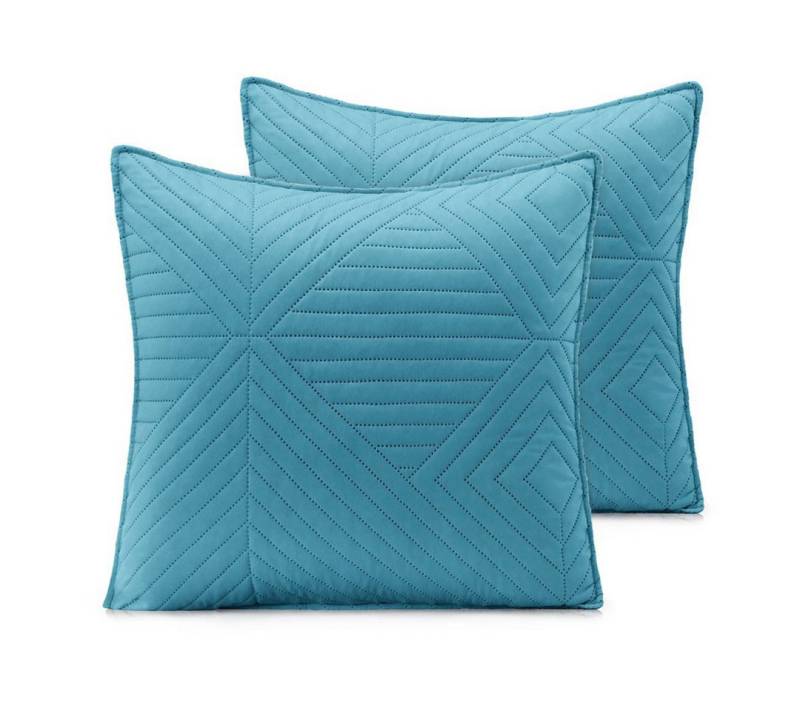 texpot Kissenhülle zweiseitig Ultrasonic Steppung, (2 Stück) von texpot