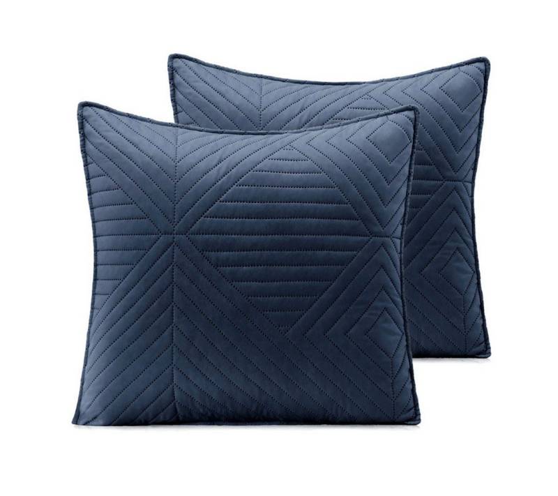 texpot Kissenhülle zweiseitig Ultrasonic Steppung, (2 Stück) von texpot