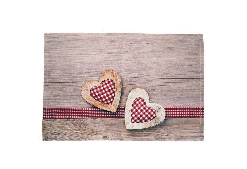 texpot Platzset Tischset 30x45 cm Polyester Herbst Winter Weihnachten Sommer Frühling, (1-St) von texpot