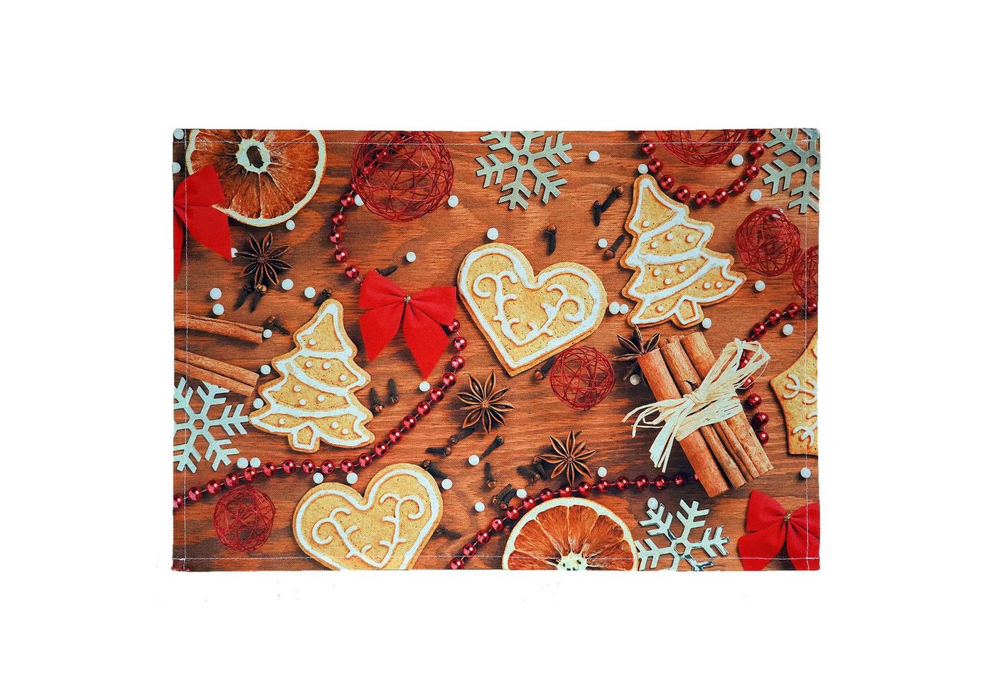 texpot Platzset Tischset 30x45 cm Polyester Herbst Winter Weihnachten Sommer Frühling, (1-St) von texpot
