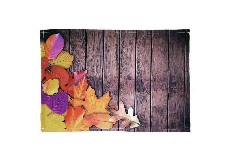 texpot Platzset Tischset 30x45 cm Polyester Herbst Winter Weihnachten Sommer Frühling, (1-St) von texpot