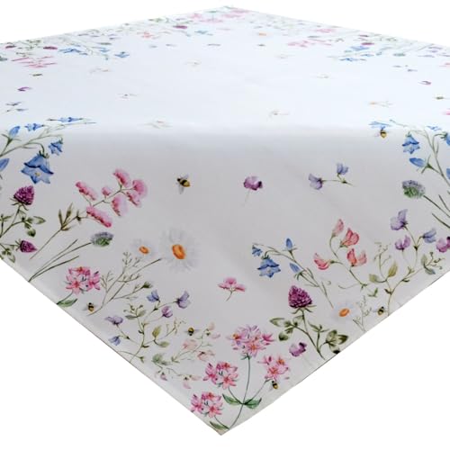 texpot Tischdecke 110 x 110 cm mit Druck Osterhasen Ostern Frühling von texpot