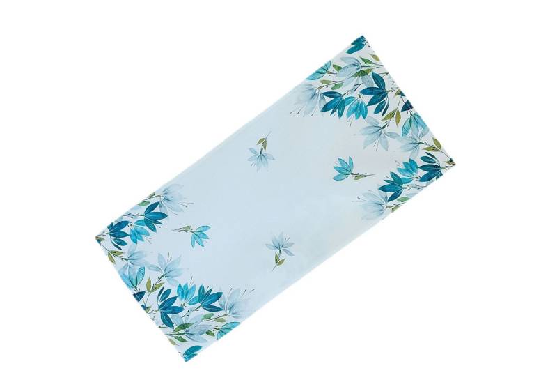 texpot Tischdecke Tischläufer Druck Blätter Blumen Frühling Sommer (1-tlg) von texpot