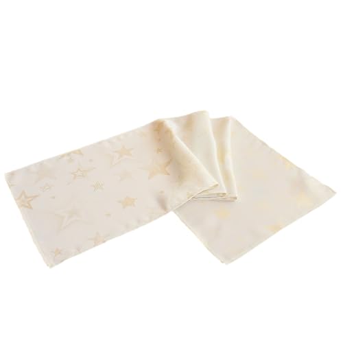 texpot Tischläufer 40 x 140 cm in Creme Weihnachten Advent Sterne 100% Polyester texpot Tischläufer 40 x 140 cm in Creme Weihnachten Advent Sterne 100% Polyester von texpot