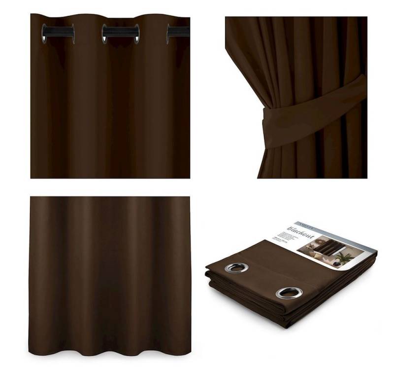 texpot Vorhang Vorhang Ösenschal blickdicht Verdunklungsvorhang (1 St), Ösen, verdunkelnd von texpot