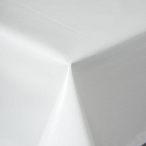 texpot Wachstuch 130 x 160 cm mit Linien abwaschbar mit Saum Polyester Gartentischdecke von texpot