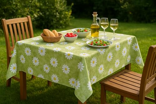 texpot Wachstuchtischdecke 140 x 100 cm abwaschbar Gänseblümchen Tischdecke Gartendecke texpot Wachstuchtischdecke 140 x 100 cm abwaschbar Gänseblümchen Tischdecke Gartendecke von texpot