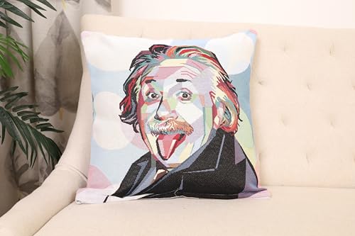 textile idea Kissenbezug 45x45 Gobelin, Deko Kissen mit Motiv, Kissenhülle, Dekokissen, Sofakissen - Albert Einstein 1 STK. textile idea Kissenbezug 45x45 Gobelin, Deko Kissen mit Motiv, Kissenhülle, Dekokissen, Sofakissen - Albert Einstein 1 STK. von textile idea