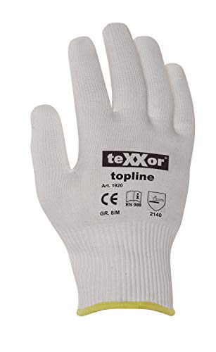 (12 Paar) teXXor Handschuhe Feinstrickhandschuhe Baumwolle/Nylon 12 x beige 10 von texxor