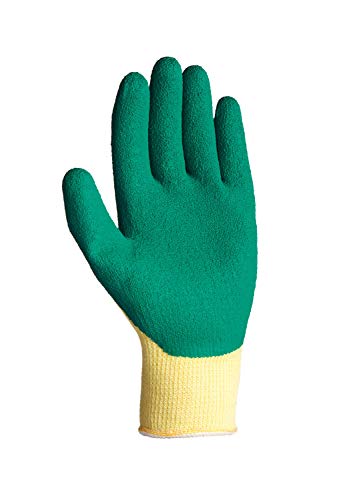 (12 Paar) teXXor Handschuhe Grobstrickhandschuhe Polyester 12 x gelb/grün 10 von texxor