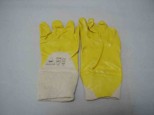 1 Paar, Nitril Handschuhe, Nitril-gelb, Gr. 9 (L), Cat.2 EN420 EN388 von texxor