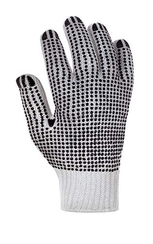 Texxor Polyesterstrickhandschuh, beidseitig PVC-Noppen, Kat. 1, 12 Paar, Größe 9 von texxor