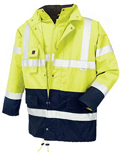 Warnschutz-Parka Calgary wasserdichte, winddichte Arbeitsjacke gelb XL von texxor