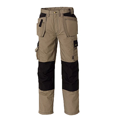 teXXor Arbeitshose Twill Bundhose T/C Panama Canvas Arbeitsbundhose khaki 24 von texxor