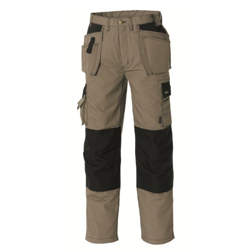 teXXor Arbeitshose Twill Bundhose T/C Panama Canvas Arbeitsbundhose khaki 28 von texxor