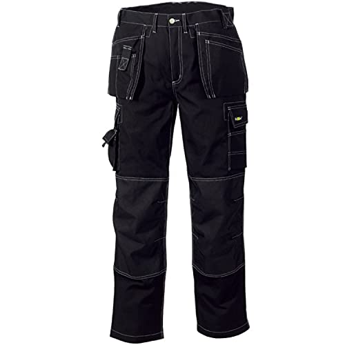 teXXor Arbeitshose Twill Bundhose T/C Panama Canvas Arbeitsbundhose schwarz 58 von texxor