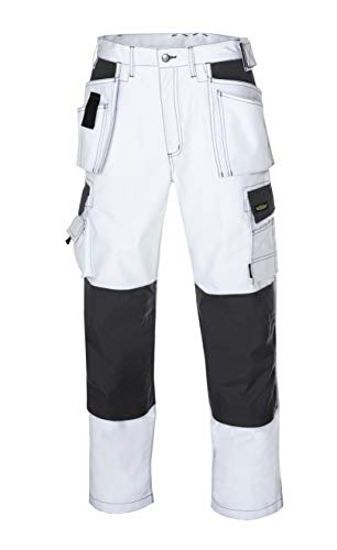 teXXor Arbeitshose Twill Bundhose T/C Panama Canvas Arbeitsbundhose weiß 24 von texxor