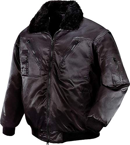 texxor Herren Pilotenjacke Oslo Arbeitsjacke mit abnehmbaren rmeln schwarz 3XL, Schwarz, 3XL EU von texxor