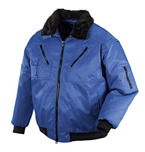 teXXor Piloten Oslo Arbeitsjacke mit abnehmbaren Ärmeln, M, blau, 4171 von texxor