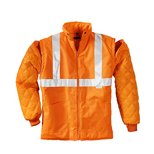 teXXor Warnschutz-Parka Calgary wasserdichte, winddichte Arbeitsjacke, M, orange, 4108 von texxor