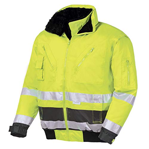 teXXor Warnschutz-Pilotenjacke Vancouver wasserdichte, winddichte Arbeitsjacke, L, gelb, 4106 teXXor Warnschutz-Pilotenjacke Vancouver wasserdichte, winddichte Arbeitsjacke, L, gelb, 4106 von texxor
