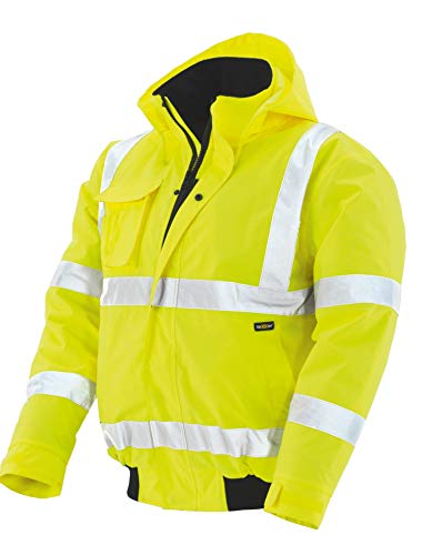 texxor Arbeitsjacke Værdiler Warnschutz Pilotenjacke Whistler wasserdichte winddichte Arbeitsjacke gelb M, Gelb, M EU von texxor