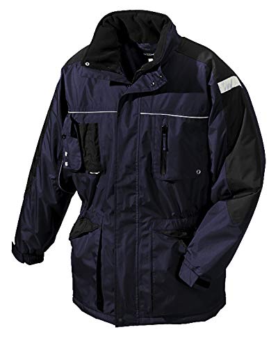 teXXor Winterparka Aalborg, gefütterte Regen Arbeitsjacke 3XL, marine, von texxor