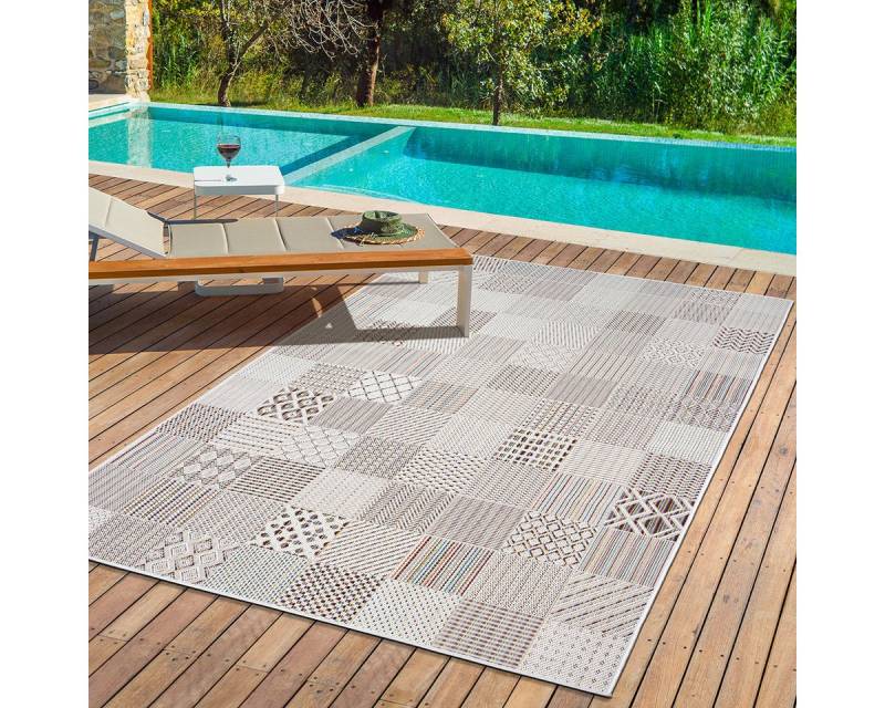 the carpet Teppich Lagos, rechteckig, Höhe: 5 mm, moderner robuster In und Outdoor Teppich the carpet Teppich Lagos, rechteckig, Höhe: 5 mm, moderner robuster In und Outdoor Teppich von the carpet