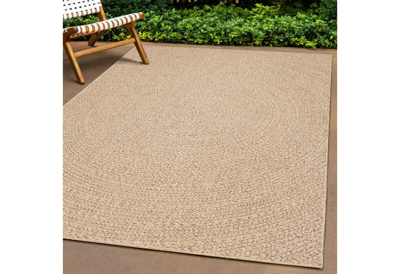 the carpet Teppich Kansas, rechteckig, Höhe: 1 mm, moderner robuster In und Outdoor Teppich Jute Look the carpet Teppich Kansas, rechteckig, Höhe: 1 mm, moderner robuster In und Outdoor Teppich Jute Look von the carpet