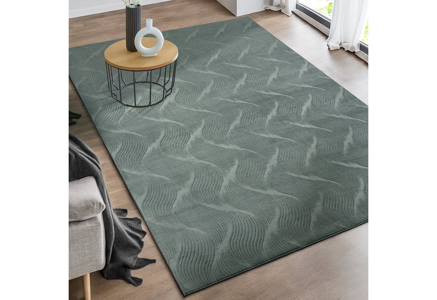 Teppich Rio - moderner und weicher Teppich, the carpet, Rechteck, Höhe: 16 mm von the carpet