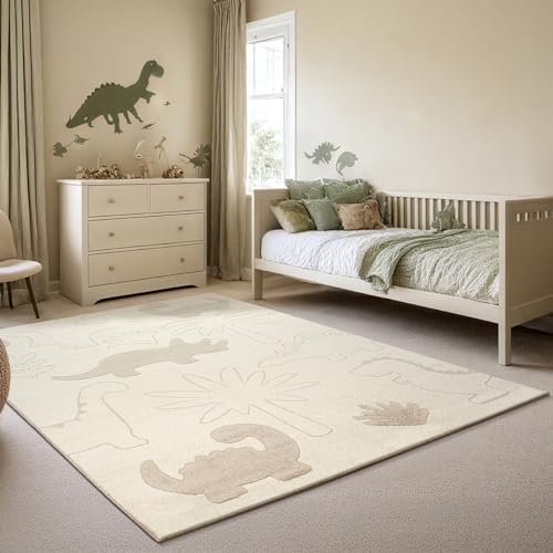 the carpet Elisa Kids Teppich für Kinderzimmer, Kinderteppich, Spielteppich, Pflegeleicht, strapazierfähige, Dino, 120 x 160 cm the carpet Elisa Kids Teppich für Kinderzimmer, Kinderteppich, Spielteppich, Pflegeleicht, strapazierfähige, Dino, 120 x 160 cm von the carpet